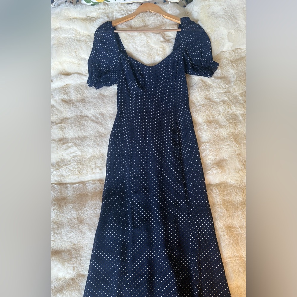 Reformation Gloria Dress In Button, brand new, never worn, no flaws. - Picture 9 of 15